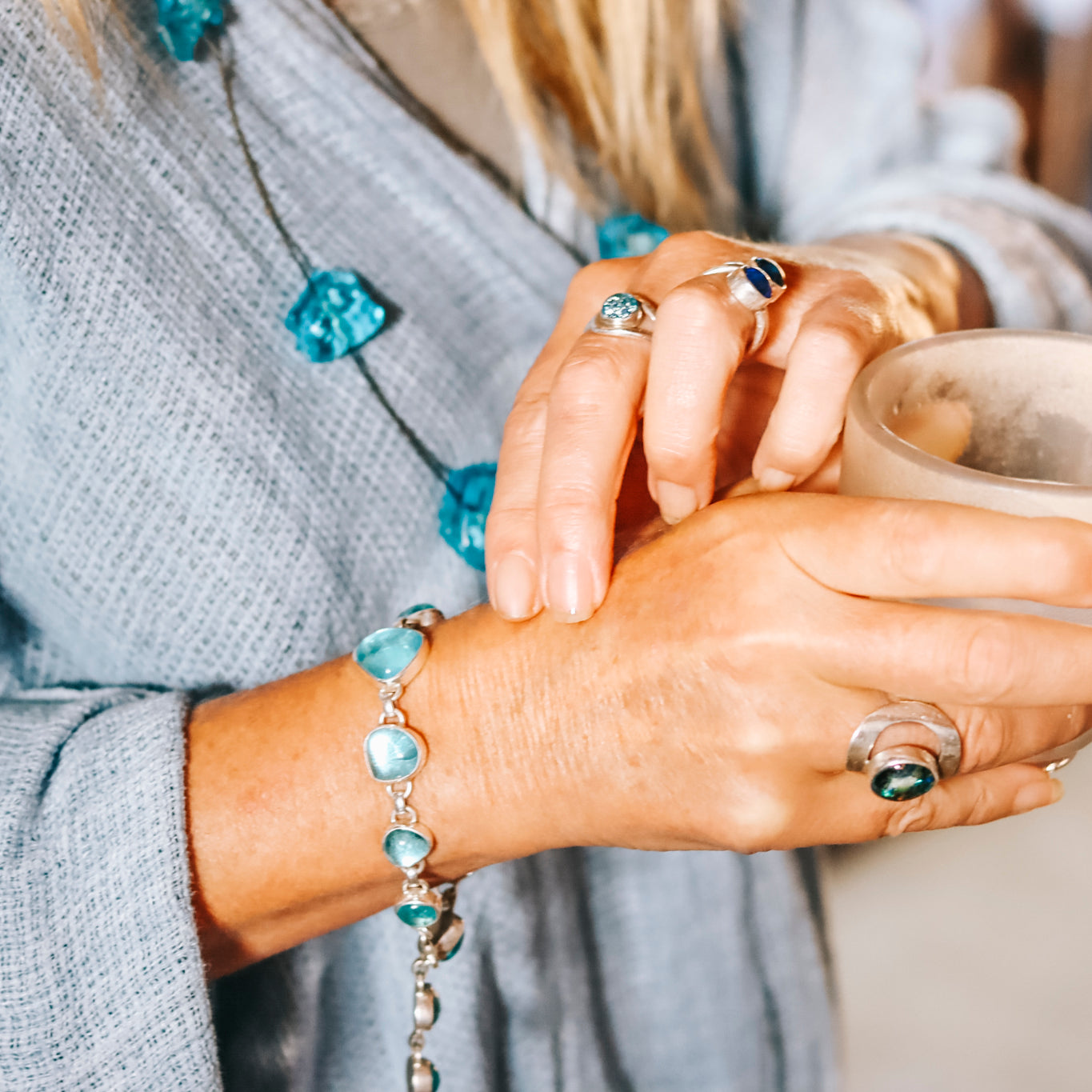 Glass art jewellery by Cindy Poole Esperance Western Australia