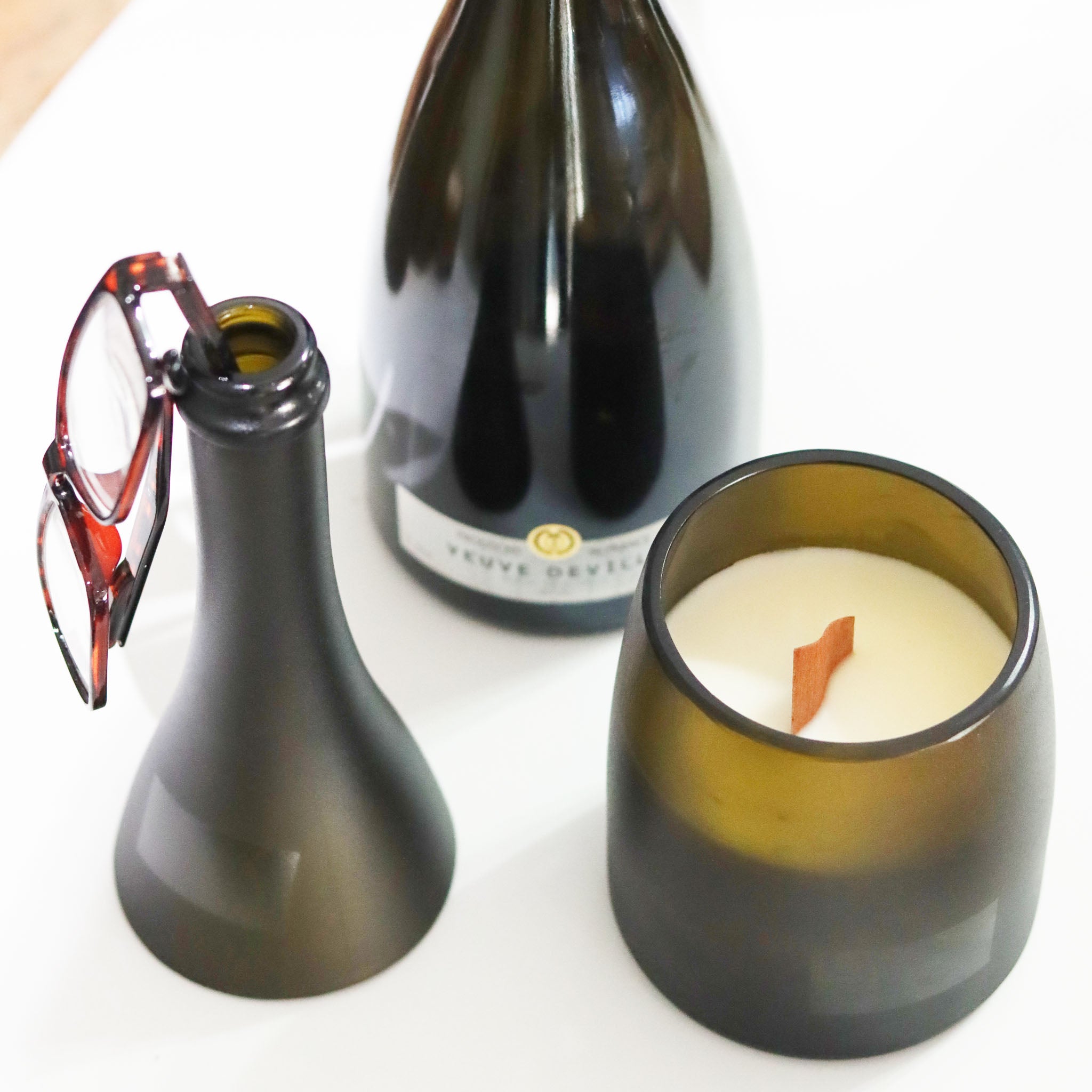 designed for seamless candle refills or can be repurposed as a stylish vase