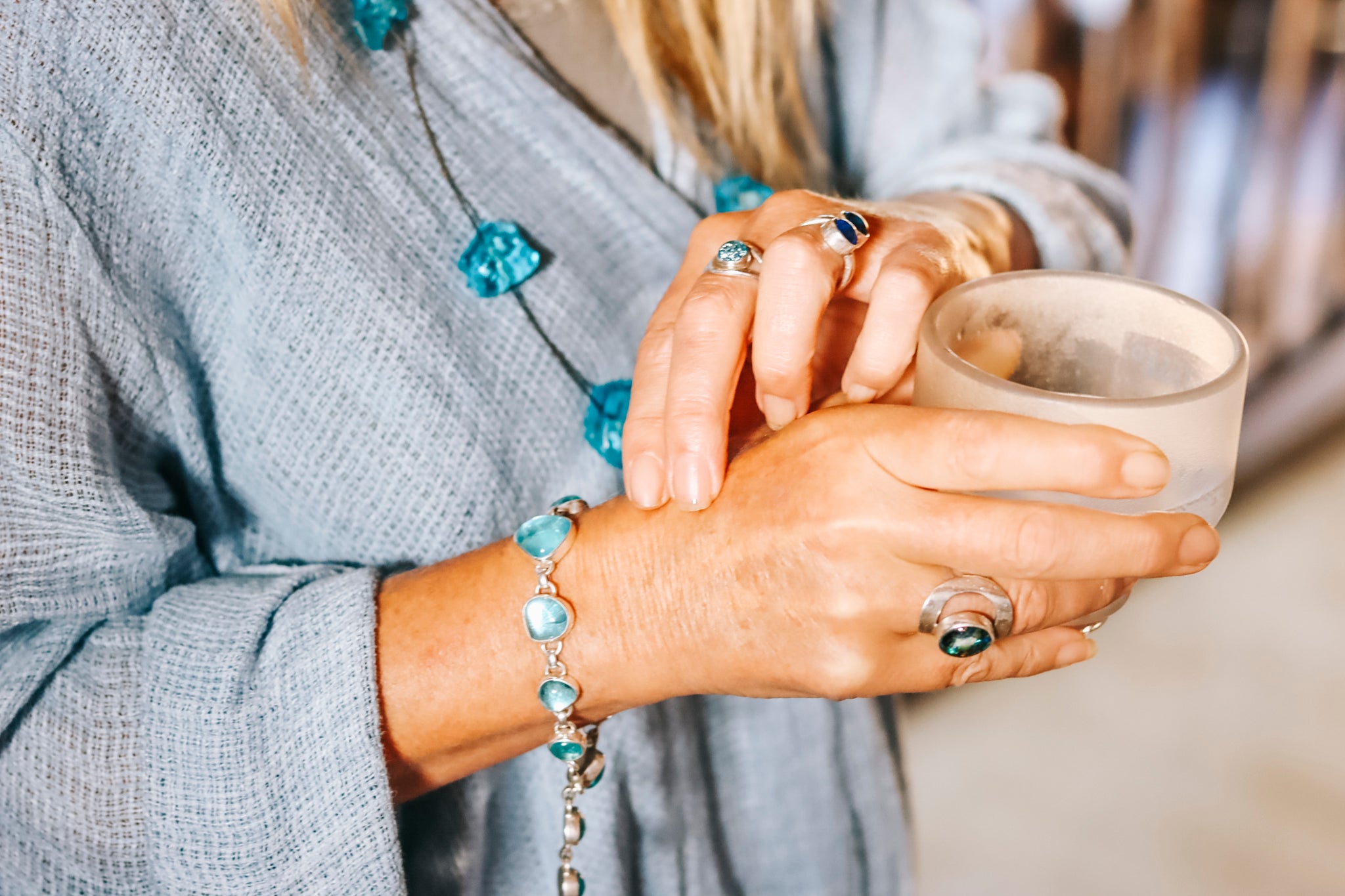 Glass art jewellery by Cindy Poole Esperance Western Australia