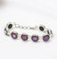 Silversmith & Fused Glass Bracelet